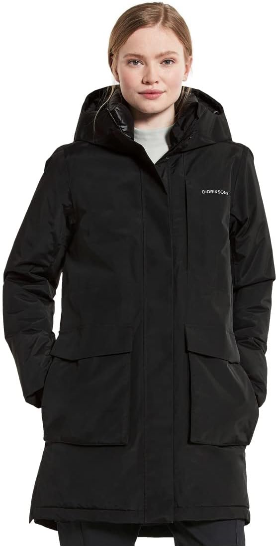 Didriksons Leya Women's Parka 2 42 Schwarz, 42 Schwarz