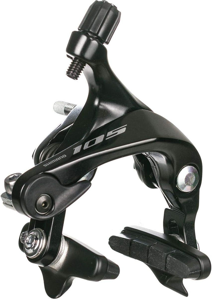 SHIMANO 105 BR-R7000 Rennbremse (Vorderrad | ohne Hebel | 51mm) Schwarz, Schwarz