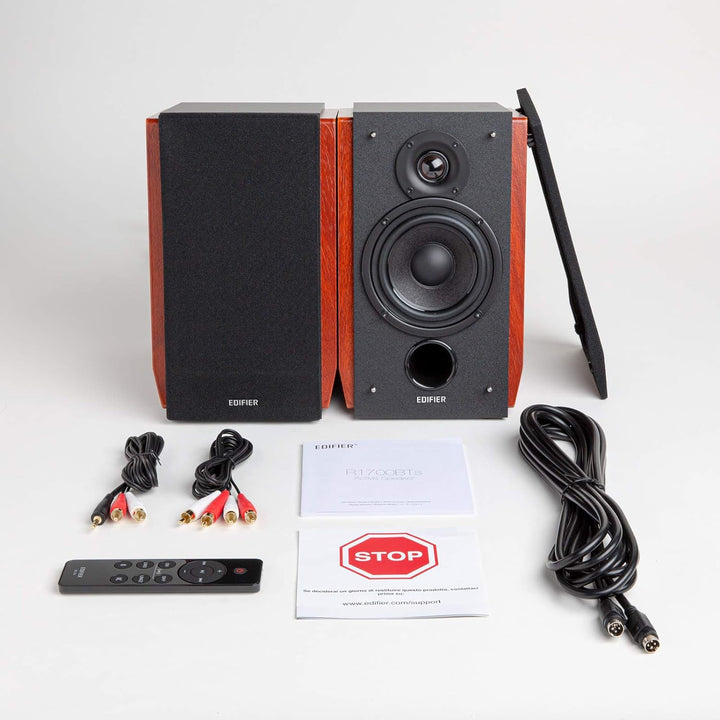 Edifier R1700BTs Aktive Lautsprecher - Bluetooth v5.0, 2.0 Drahtlose Nahfeld Studio - 66w RMS mit Su