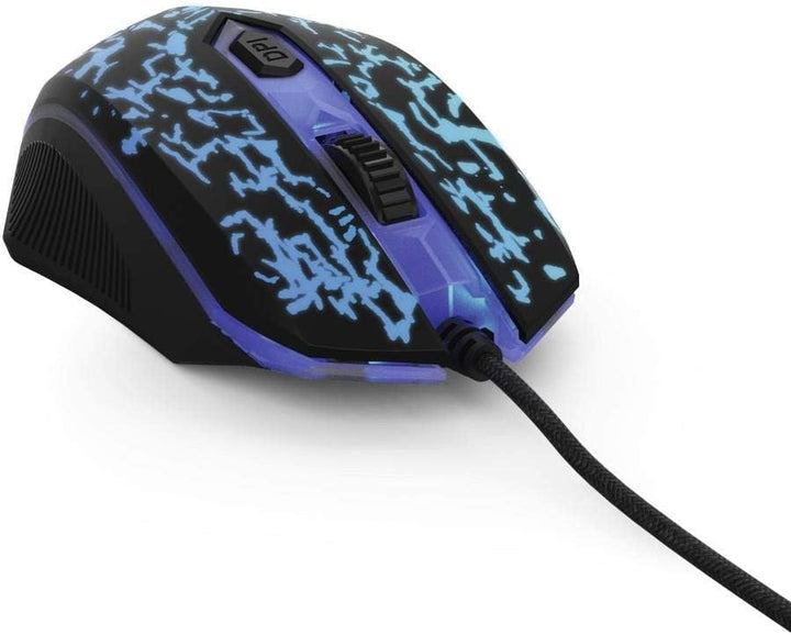 Hama Gaming Maus für PC BL!NG2 (3200dpi, 125Hz USB-Signal, kabelgebunden, hohe Leistung, LED, PC und