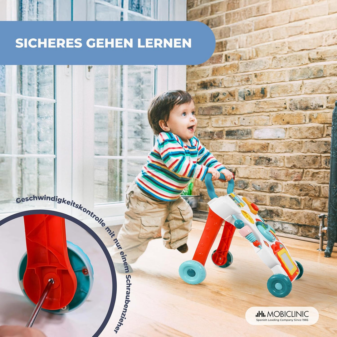 Mobiclinic®, Lauflernwagen, mit Musik und Lichtern, Einstellbare Geschwindigkeit, Herausnehmbare Spi