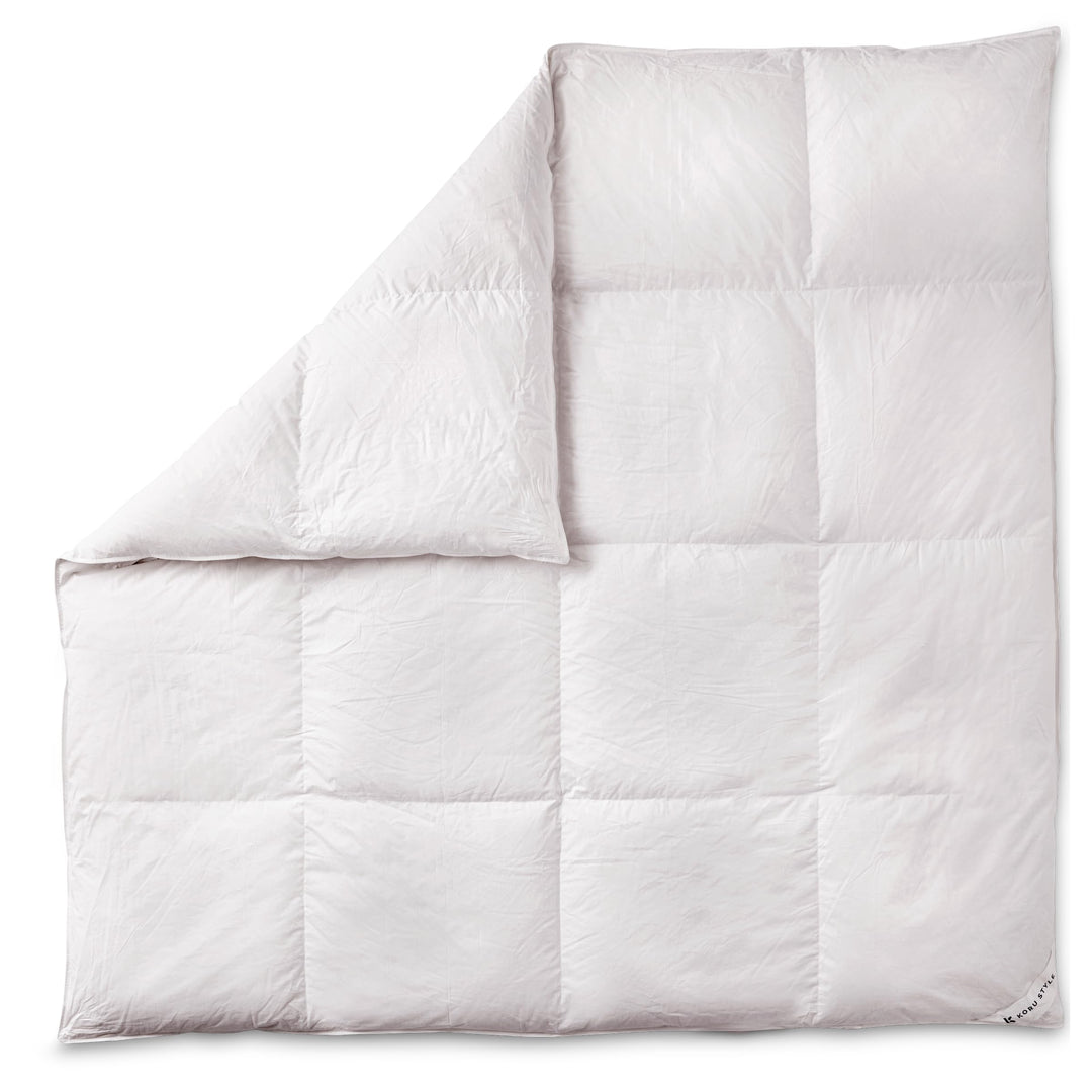 Koru Style Superior Daunen Bettdecke 200x200 cm – 90% Landdaunen / 10% Federn – Winterdecke 200x200