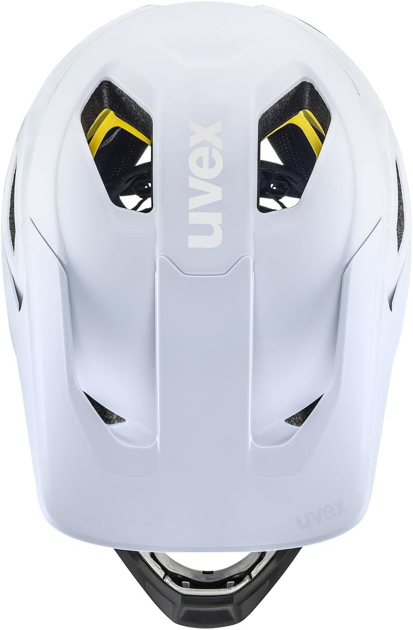 Uvex Revolt MIPS DH Fahrrad Helm matt weiss/schwarz 2023 57-61 cm, 57-61 cm
