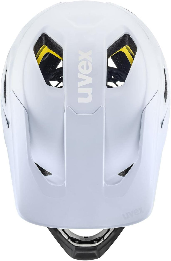 Uvex Revolt MIPS DH Fahrrad Helm matt weiss/schwarz 2023 57-61 cm, 57-61 cm
