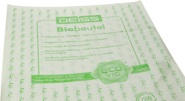 Bio-Müllbeutel DEISS 18 L, kompostierbar, 500 St. 18 L - 10 Rollen, 18 L - 10 Rollen