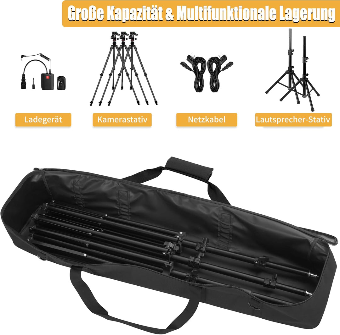 OUUTMEE Multifunktionale Stativtasche 104 x 20x 20 cm Robuste Stativ-Tragetasche mit Griff für Licht