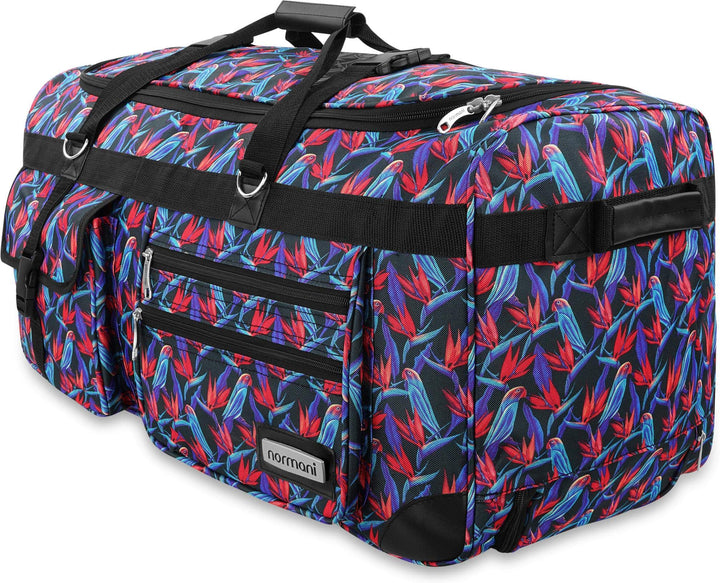 normani Stabile Reisetasche Trolley Big Size XL 80-150 Liter mit 2 Rollen –Robust und wasserabweisen