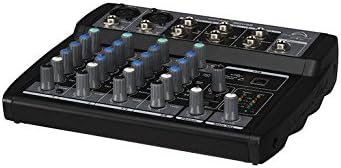 WHARFEDALE PRO CONNECT 802 USB 6-Kanal Professional Mischpult für Karaoke, Studio, Live, ECC..