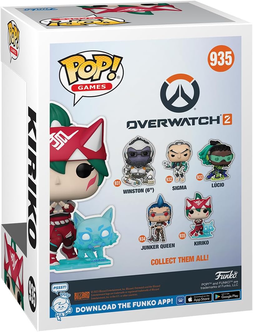 Funko Pop! Games: OverWatch2- Kiriko - Kuriko - Overwatch 2 - Vinyl-Sammelfigur - Geschenkidee - Off