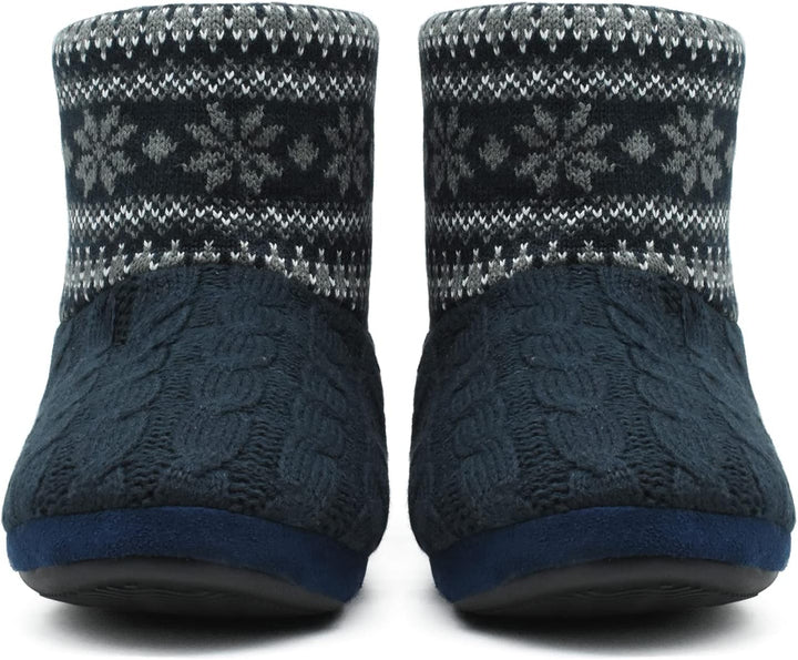 COFACE Herren Hüttenschuhe Lammfell Winter Hausschuhe Warme Plüsch Gefütterte Hausstiefel Männer Hau