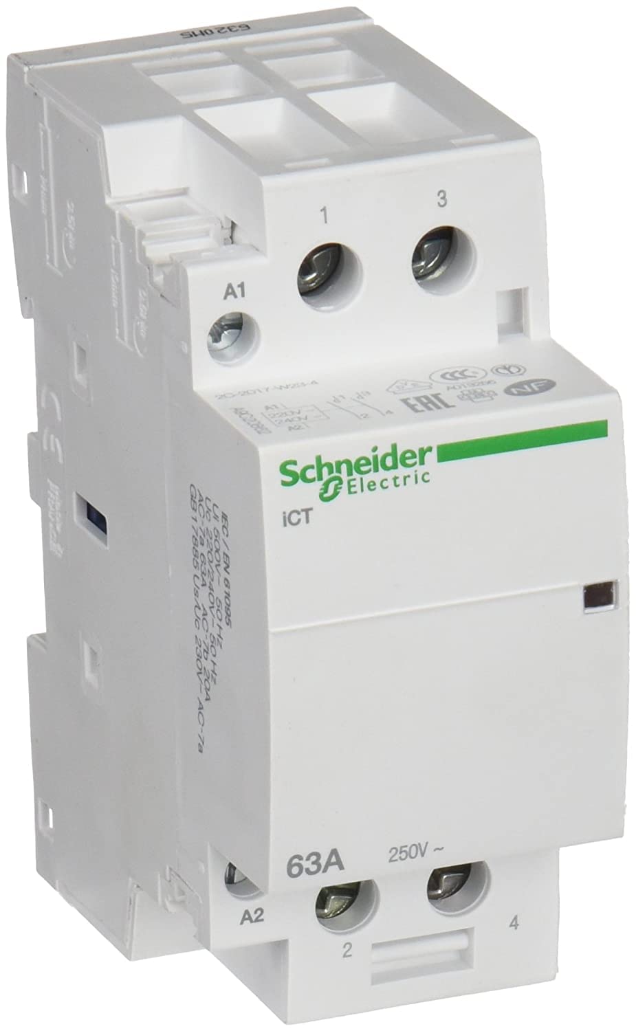 Schneider Electric A9C20862 Installationsschütz 2 Schliesser 1.6W 250 V/AC 63A 1St.