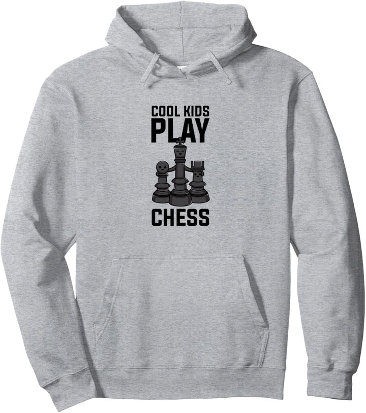 Schach Schachspieler Kinder Jugend Cool Kids Play Chess Pullover Hoodie