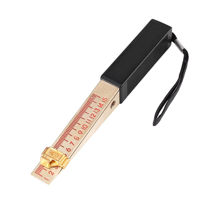 Messkeil Fühlerlehre, Keilförmiges Nonius Fühler Messgerät, 1-15 mm, 0.2mm, für Ebenheitsmessungen