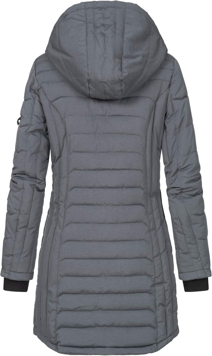 Sublevel Damen Übergangs Frühlings Jacke Outdoorjacke mit Kapuze sportlicher Damen Mädchen Parka S M