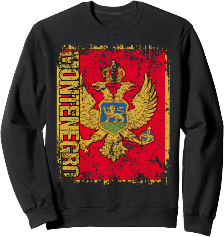 MONTENEGRO Flagge | Damen Herren Kinder | MONTENEGRO Sweatshirt