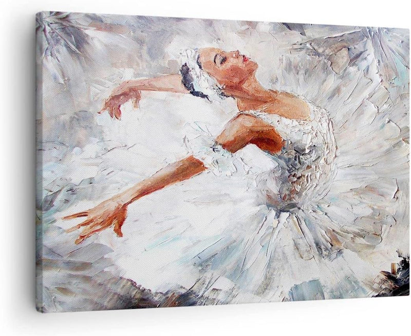 Bilder auf Leinwand Frau Tanz Ballett Körper Leinwandbild 70x50cm Wandbilder Dekoration Wohnzimmer S