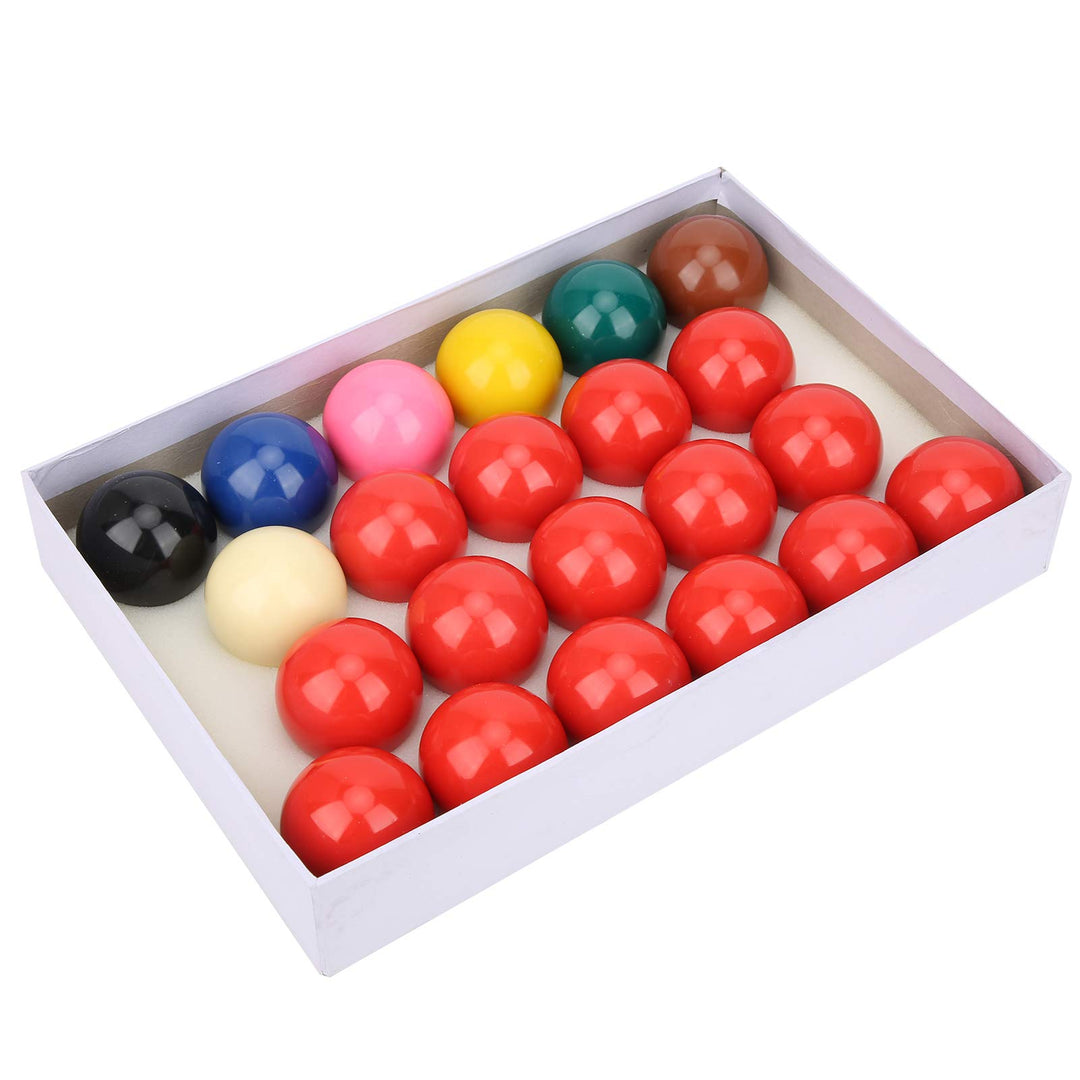 Snooker Kugeln Set, 22 Stück 52,5 mm/2,1 Zoll Harz Snooker Balls Set für Britisches Billard Turniere