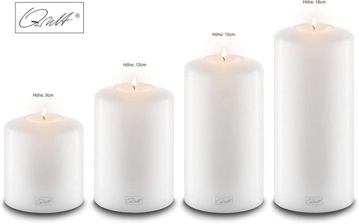 Qult Farluce Classic • Teelichthalter in Kerzenform • Kerze • Kunststoffkerze in Kerzenoptik • Teeli