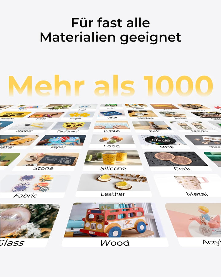 xTool M1 Ultra 4-in-1 Bastelmaschine - Stanzen, Vinyl schneiden, 20W gravieren und mit Stift zeichne