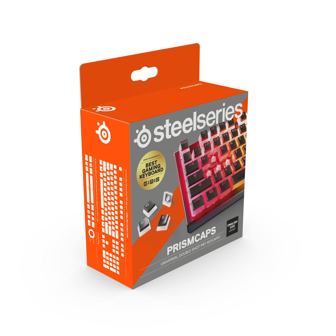 SteelSeries PrismCaps – Double-Shot-Tastenset mit „Pudding“-Optik – Kompatibilität mit allen gängige