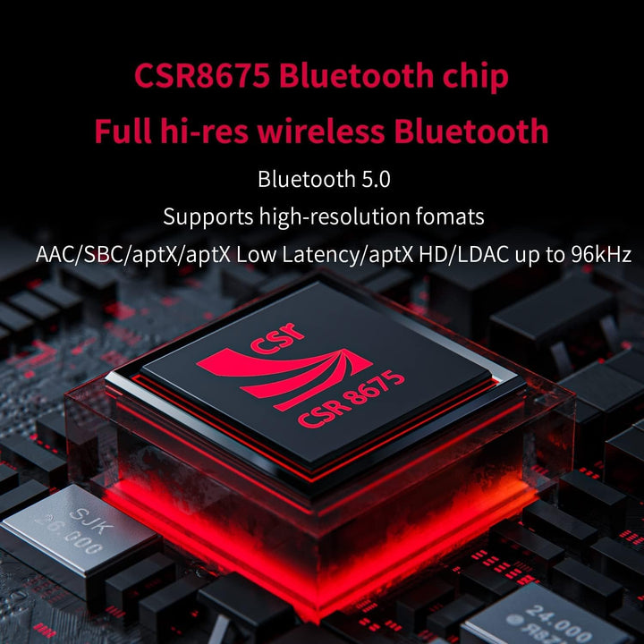 FiiO BTR5 2021 symmetrischer Bluetooth Kopfhörerverstärker unterstützt CVC 8.0,MQA, aptX HD, aptX LL