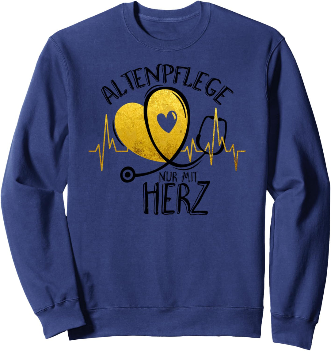 Heart Curve Stethoscope - Altenpflege 3 - Fan Fun Sweatshirt