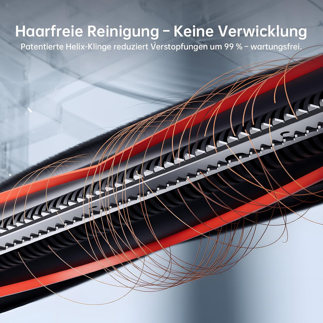JONR X Serie 20000PA Saugroboter mit Wischfunktion - X1 MAX, Schwarz. | 75°C Warmwasser-Selbstreinig