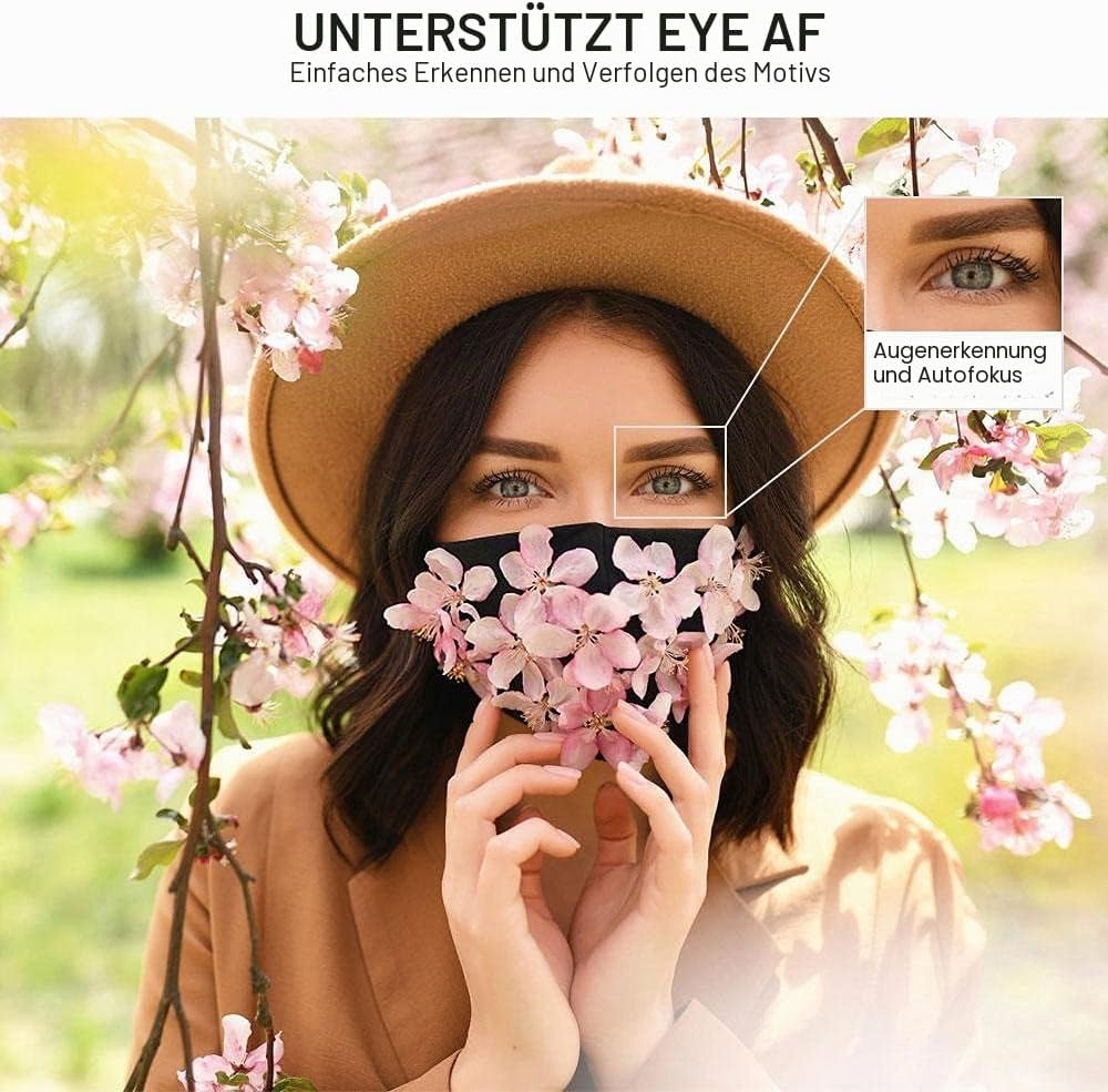 VILTROX 33mm F1.4 E Autofokus Objektiv APS-C Grosse Blende Augenfokus Prime Objektiv für Sony E-Moun