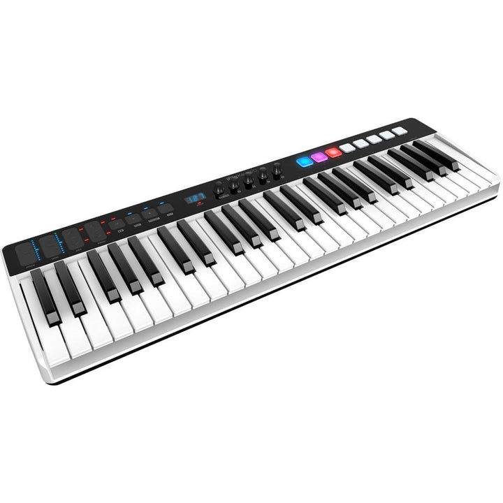 IK Multimedia iRig Keys I/O MIDI 49 - MIDI-Tastatur, tragbare Klaviertastatur, für Mac, iPhone und i