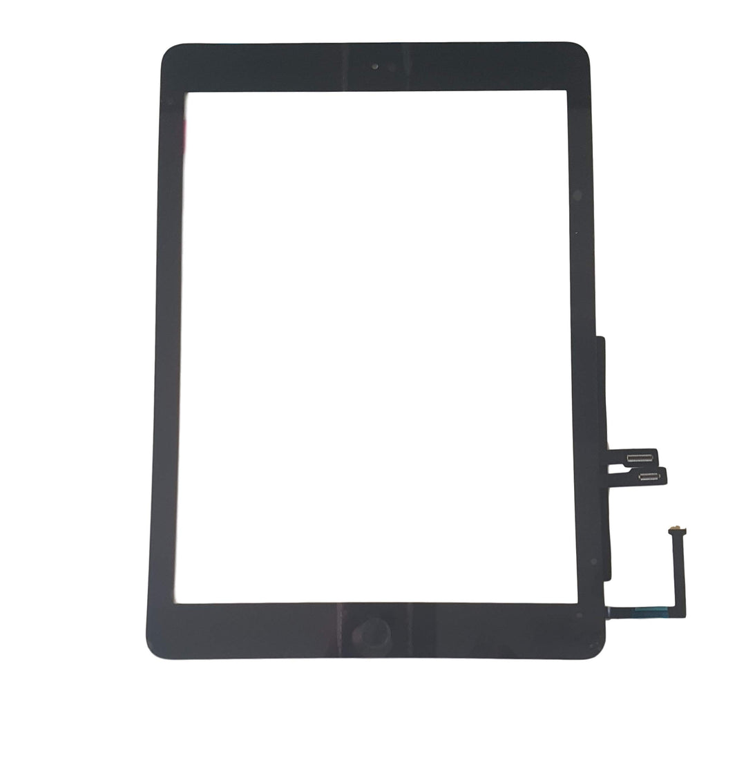 Smartex® Touch Screen Glas Digitizer SCHWARZ kompatibel mit iPad 6 (2018) - Home Button, Aufkleber u