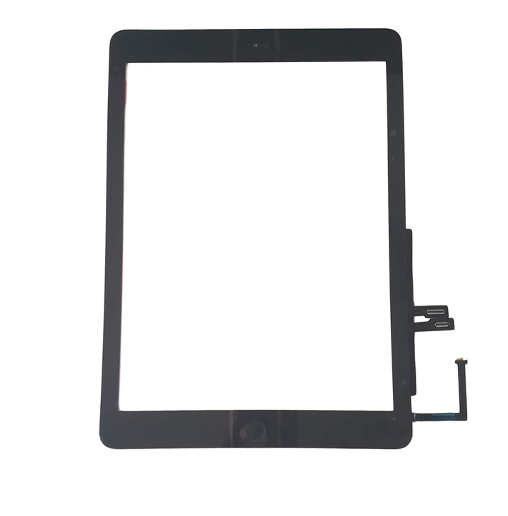 Smartex® Touch Screen Glas Digitizer SCHWARZ kompatibel mit iPad 6 (2018) - Home Button, Aufkleber u