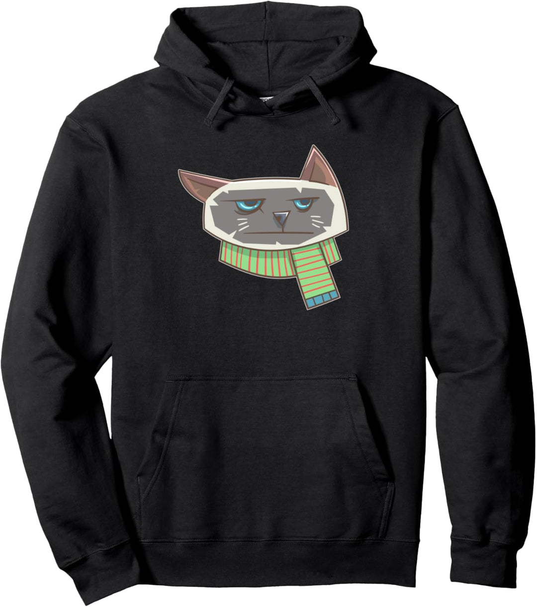Weihnachtsbirman-Katzenbild Pullover Hoodie