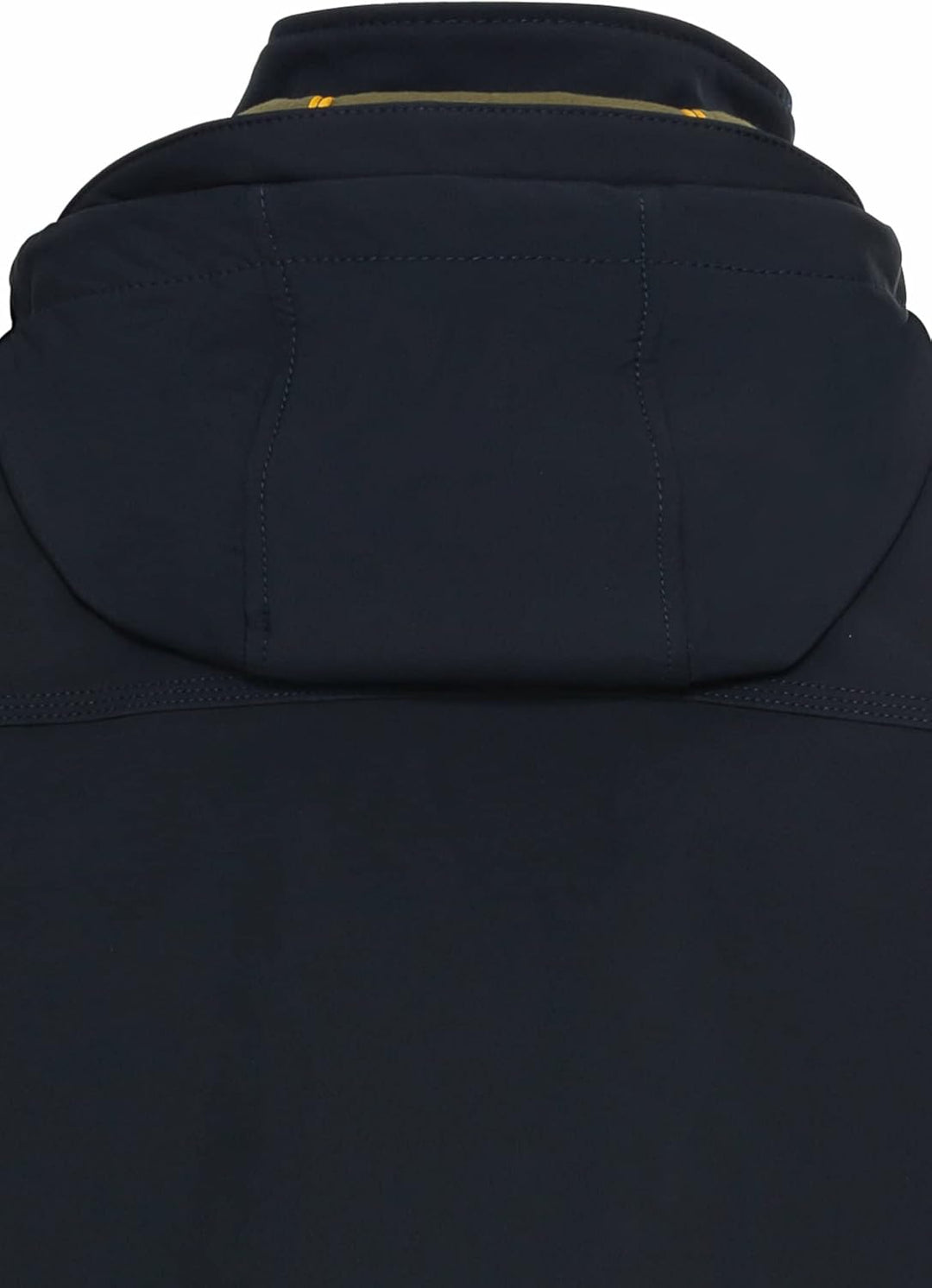 camel active Herren wind- und wasserabweisende Softshell-Jacke mit abnehmbarer Kapuze 25 Dunkelblau,