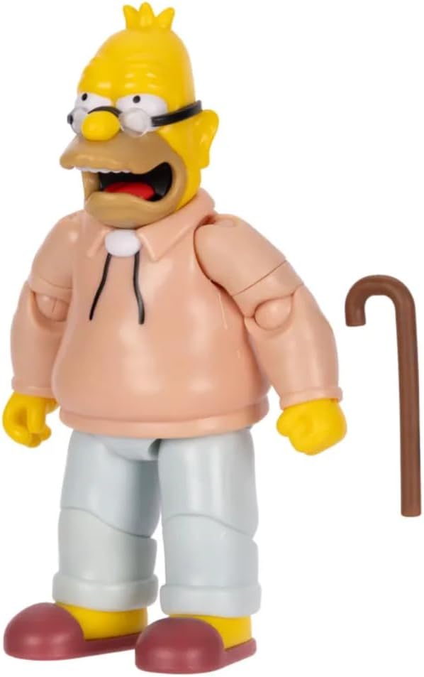 The Simpsons Grampa Simpson mit Gehstock, 12,7 cm
