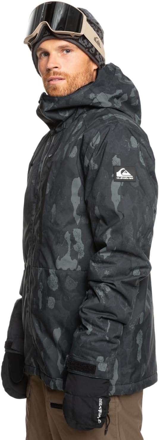 Quiksilver Herren Mission Printed Jk Jacket (1er Pack) S Nature Zoom Dark Shadow, S Nature Zoom Dark