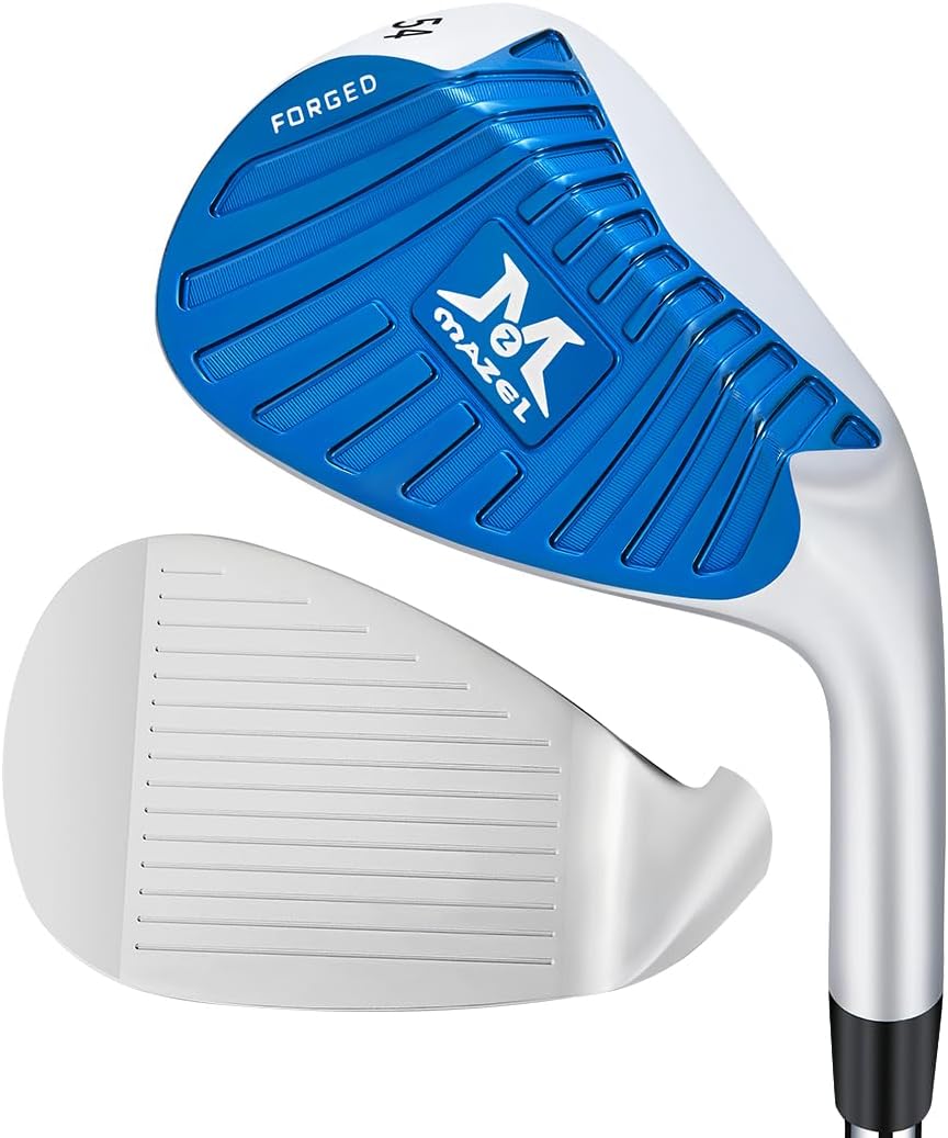 MAZEL Geschmiedete Golfkeile 48 50 52 54 56 58 60 Grad Sandkeil Golfschläger für Herren Single Right