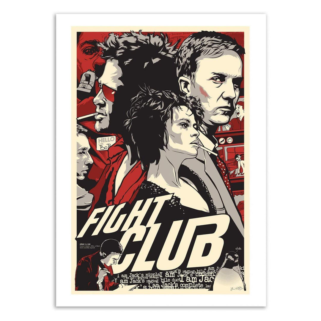 Wall Editions Art-Poster - Fight Club - Joshua Budich
