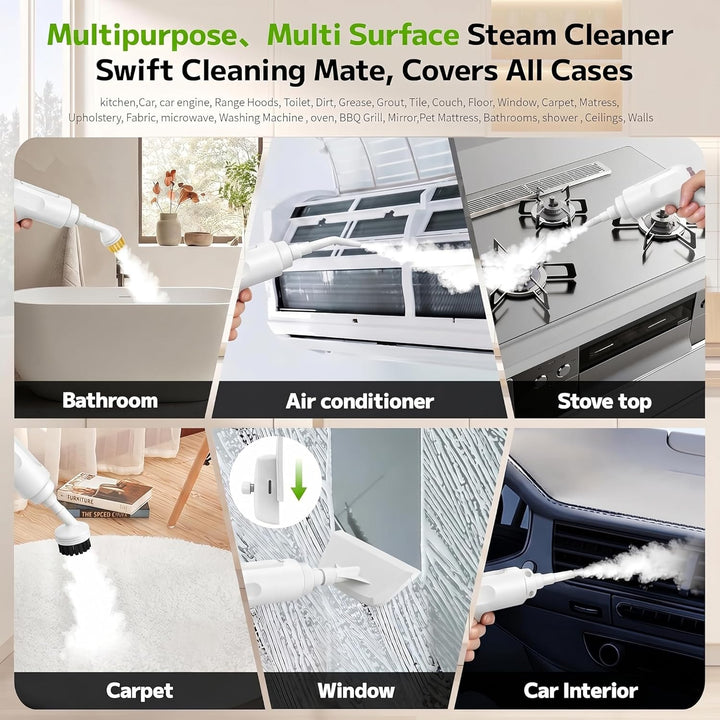Dampfreiniger Boden Steam Cleaner 5 Bar 2000w Dampfreiniger FüR Alles Auto Hochdruck Dampfente Steam