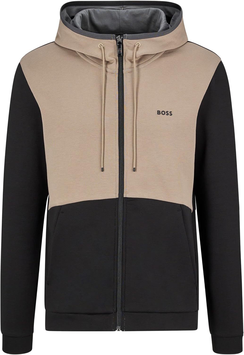 BOSS Athleisure Herren Sweatjacke Saggy Schwarz X-Large