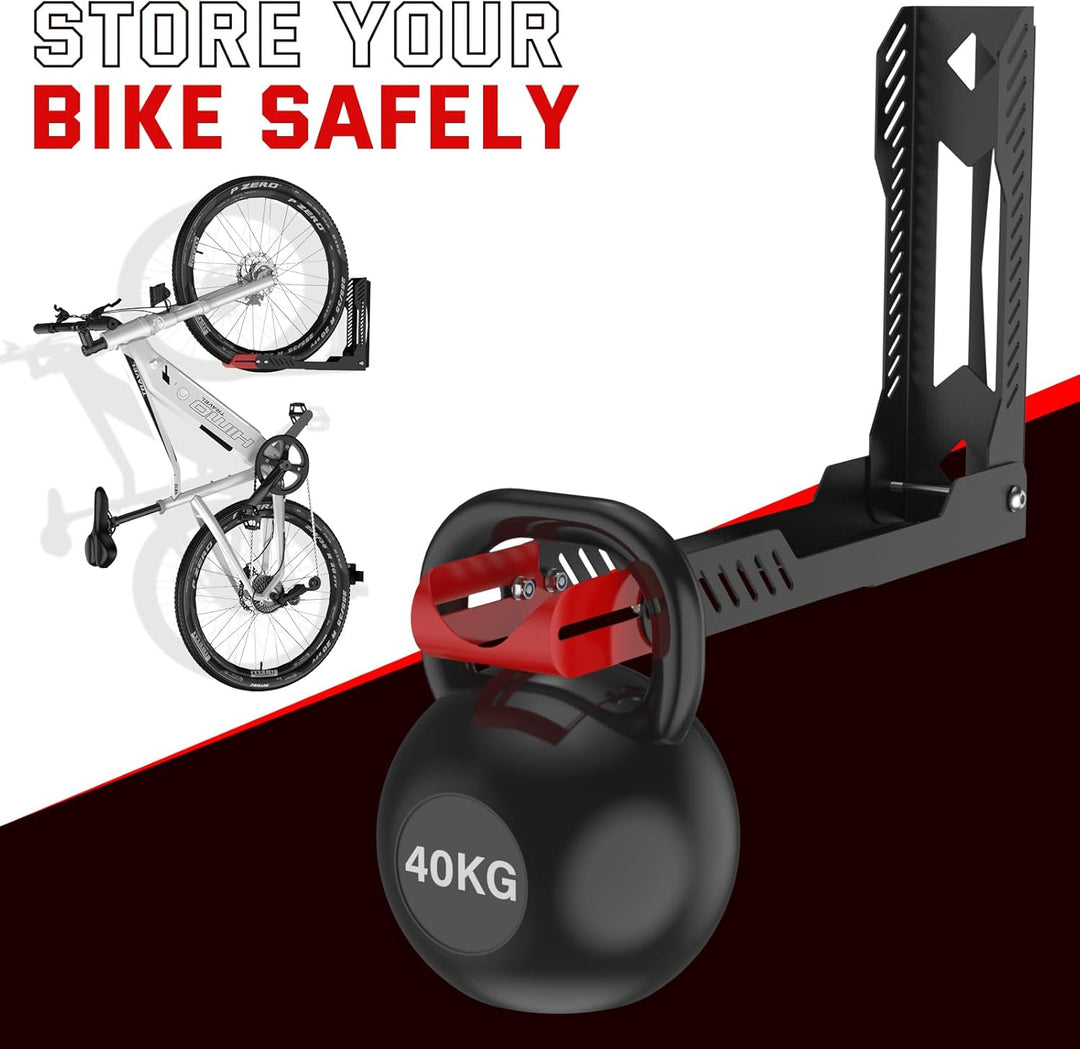 IMAYCC Upgrade-Version Schwenkbare Fahrrad Wandhalterung, Fahrradhalterung Wand ohne schweres Heben,