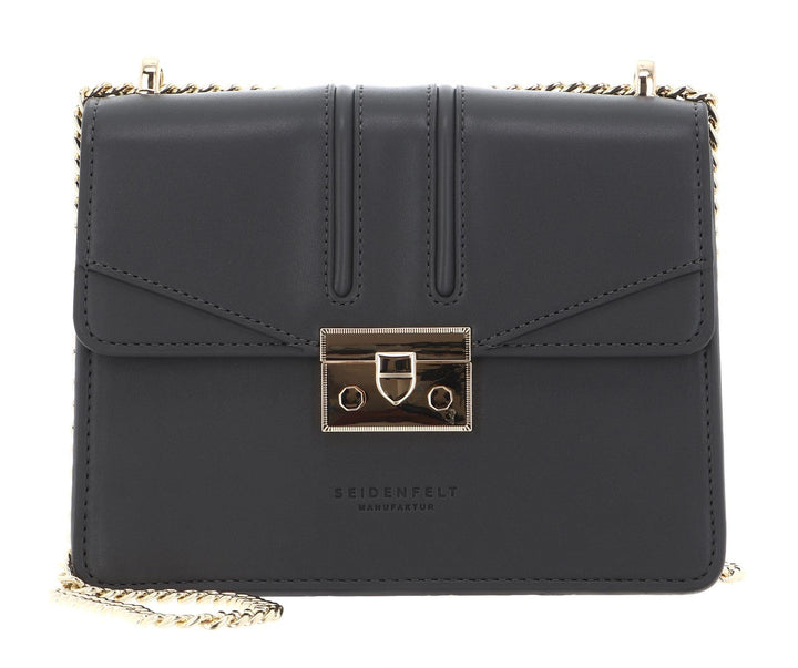 Seidenfelt Roros - Schultertasche 21 cm Anthracite/Gold, Anthracite/Gold