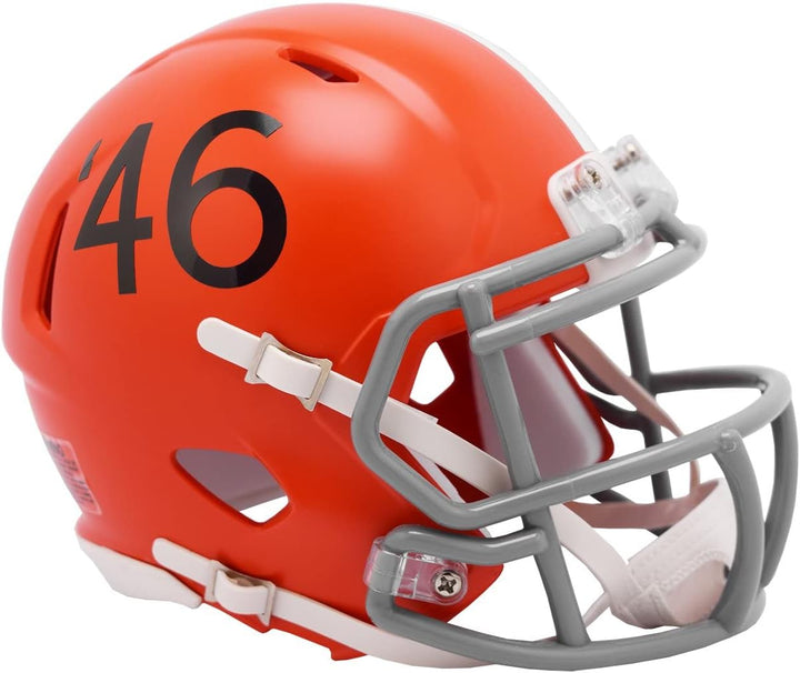 NFL Mini Helm Speed Cleveland Browns Footballhelm Throwback 1946