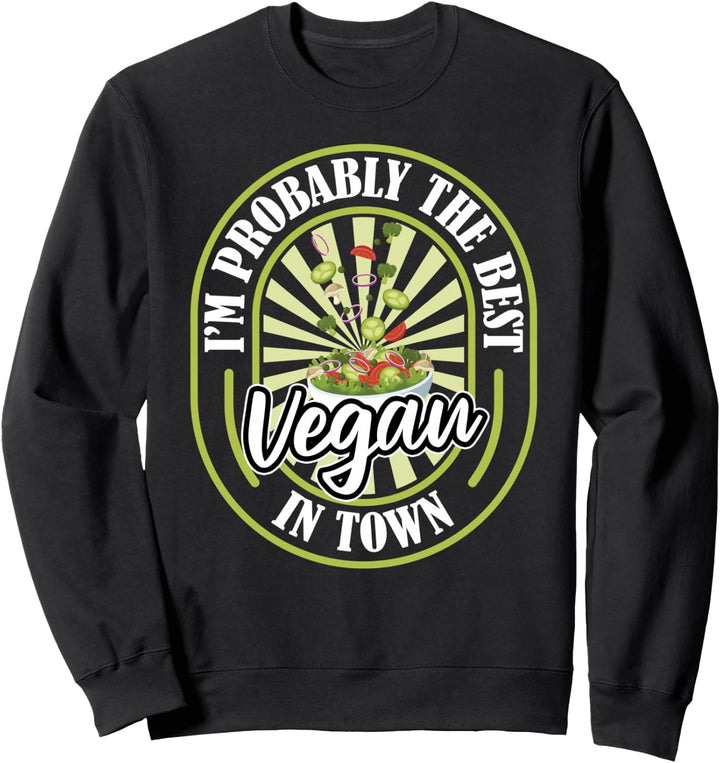 Lustig Veganer Fleischlos - Fleischfrei Ernährung Vegan Sweatshirt