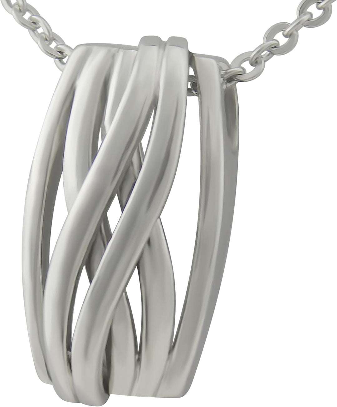 Hanessa Kette aus Edelstahl Damen-Schmuck Hals-Kette und Anhänger aus hochwertigem 316L Stahl " In S