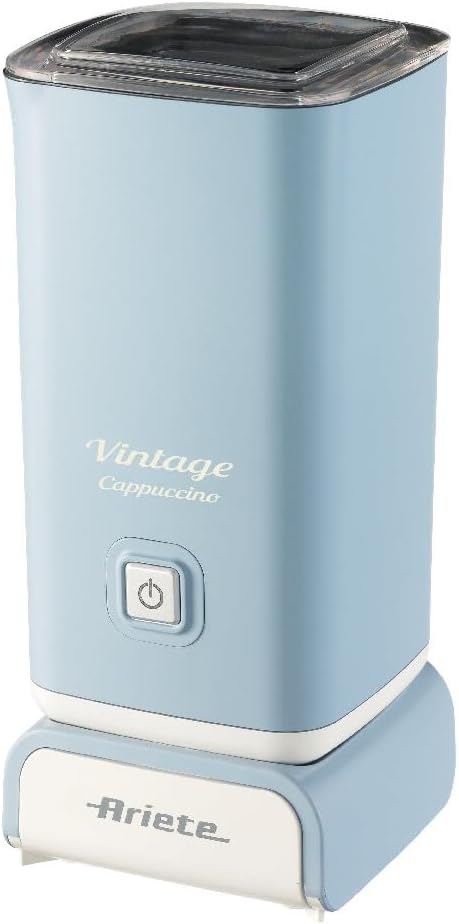 Ariete Vintage Cappucino 2878, Retro Elektrischer Milchaufschäumer im Retro-Stil für Cappuccino & He