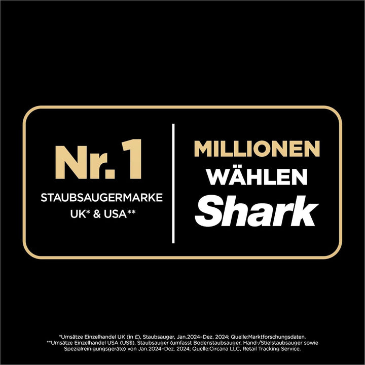Shark Stratos kabelloser Akku-Staubsauger, PowerFins Plus, 120 Min Laufzeit, Anti-Hair-Wrap- & Clean