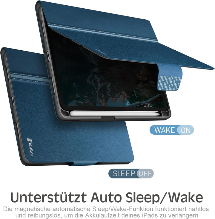 KingBlanc Hülle für iPad mini 7 (A17 Pro), iPad mini 7./6. Generation (2024/2021 8,3 Zoll) mit Penci