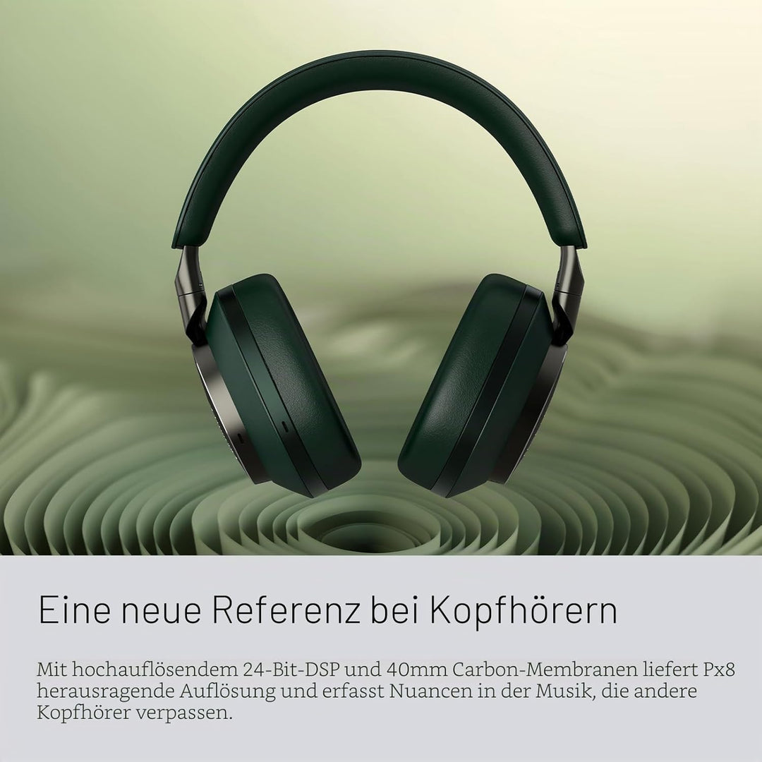 Bowers & Wilkins PX8 Flaggschiff-Over-Ear-Kopfhörer mit Geräuschunterdrückung, kabellos, Bluetooth 5