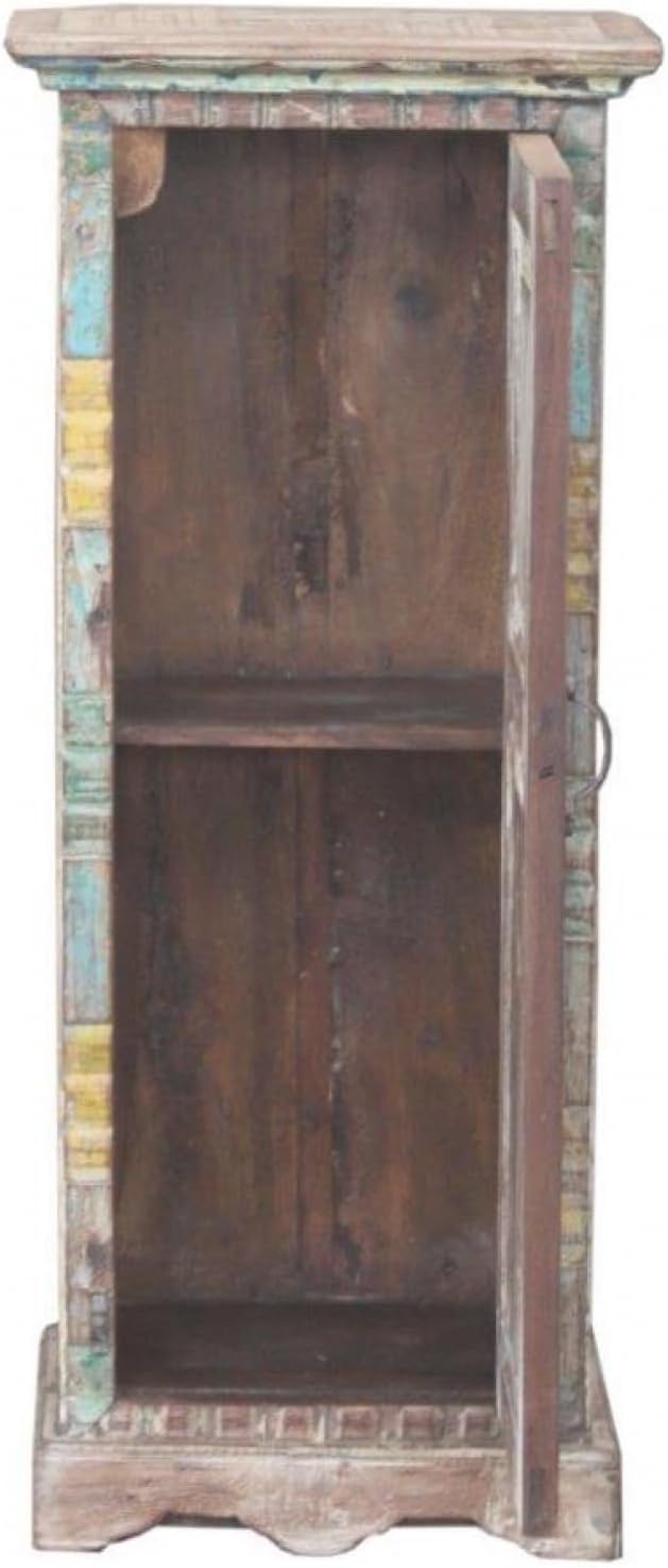 GURU SHOP Vintage Beistellschrank, Kommode, Nachttischschrank, Flurschrank - Modell 102, 102x42x28 c