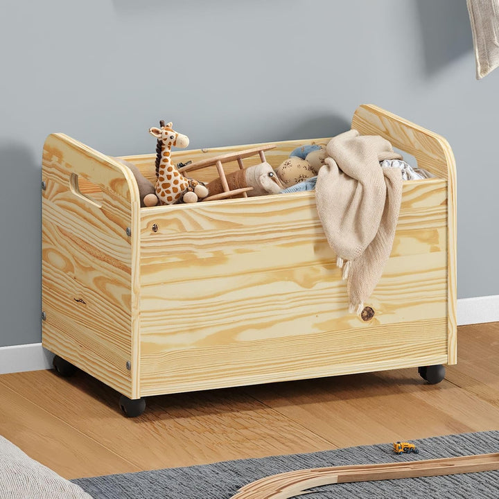 IDIMEX Spielzeugkiste Benjamin aus Kiefer Massivholz Natur - Kinderzimmer Aufbewahrung, Spielzeugbox